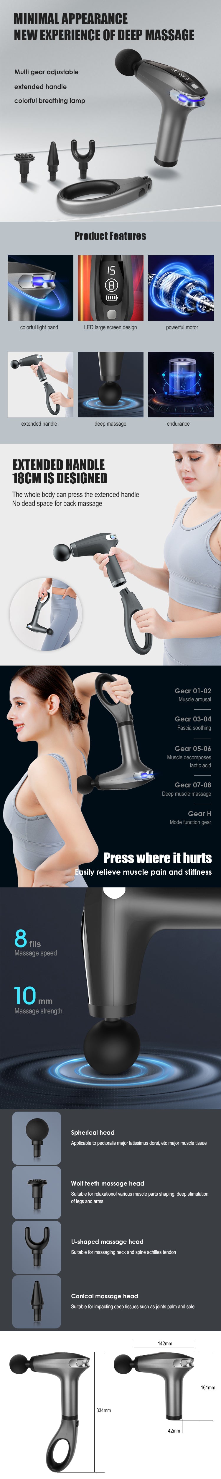 Percussion Deep Tissue Massage Gun