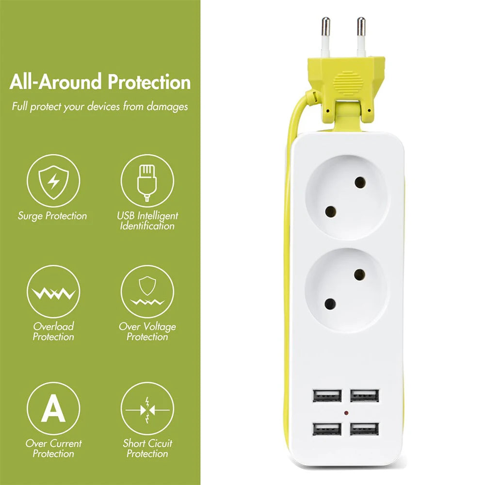 Smart Travel Power Strip 6-in-1