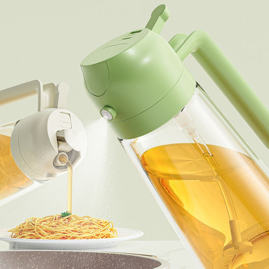 2-in-1 Glass Oil Spray Bottle
