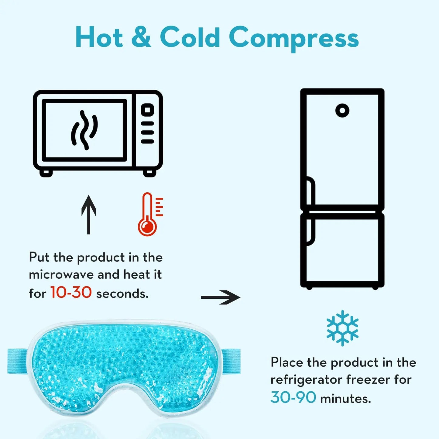 Gel Bead Cooling Eye Mask