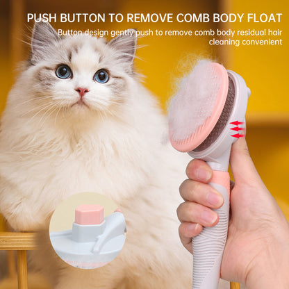 Self-Cleaning Pet Slicker Brush