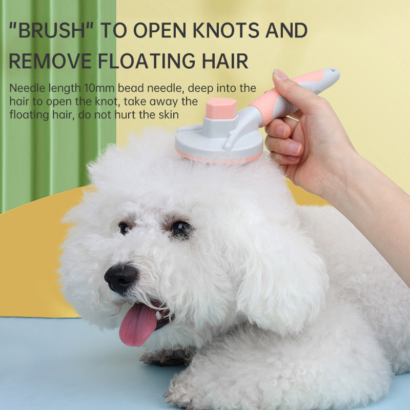 Self-Cleaning Pet Slicker Brush