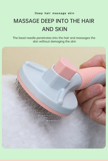 Self-Cleaning Pet Slicker Brush