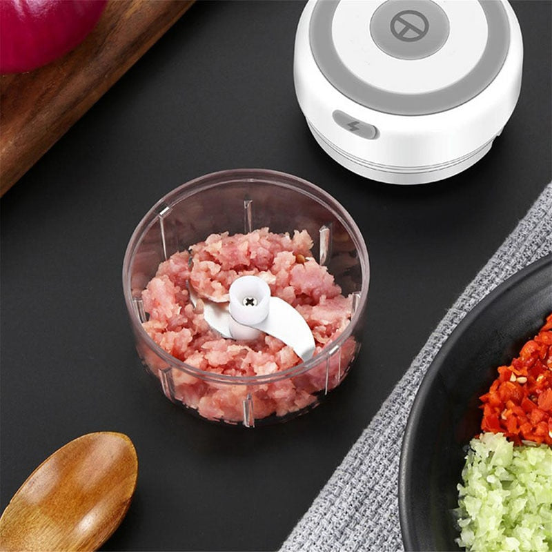 Electric Mini Garlic Chopper USB