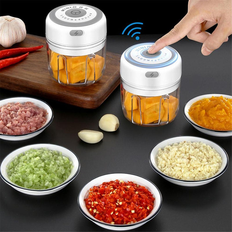 Electric Mini Garlic Chopper USB