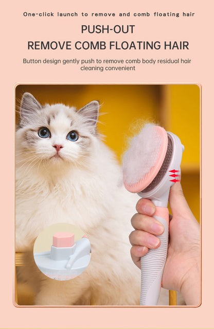 Self-Cleaning Pet Slicker Brush