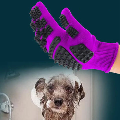 Pet Deshedding Grooming Glove