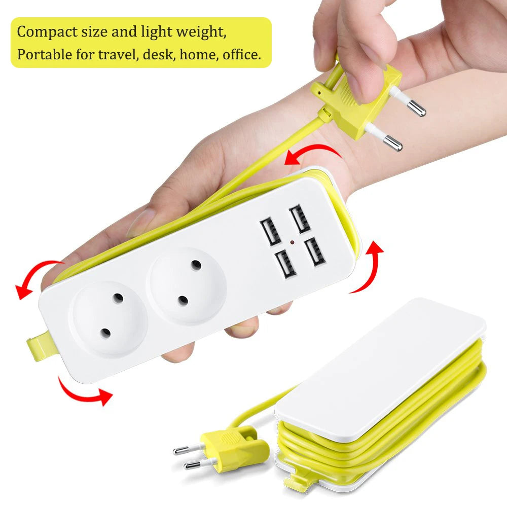 Smart Travel Power Strip 6-in-1